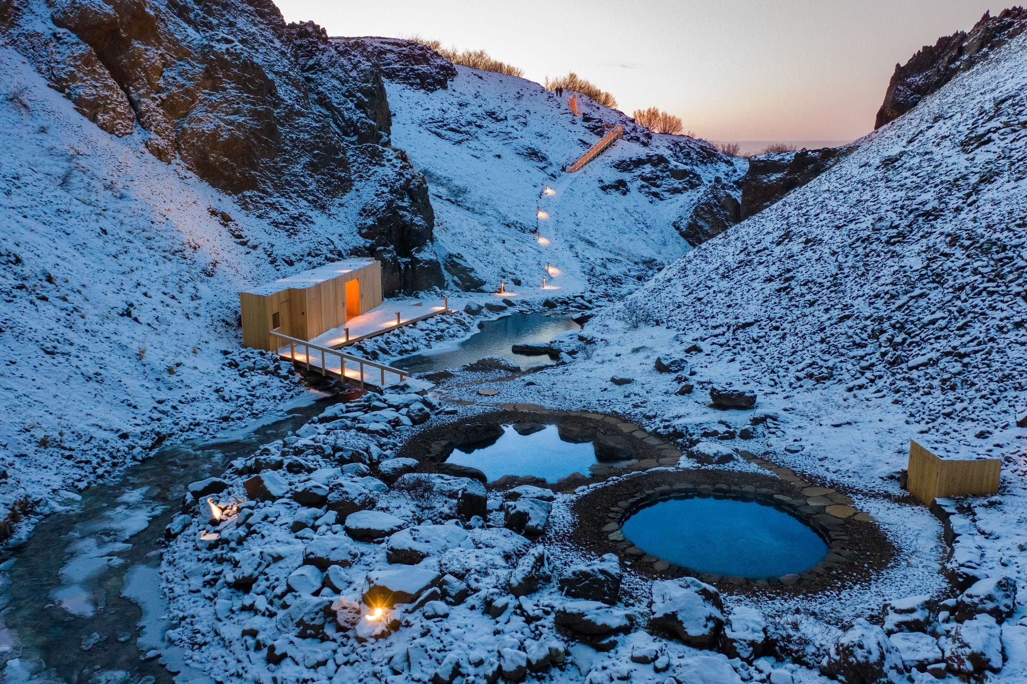 Giljaböðin Húsafell Canyon Baths
