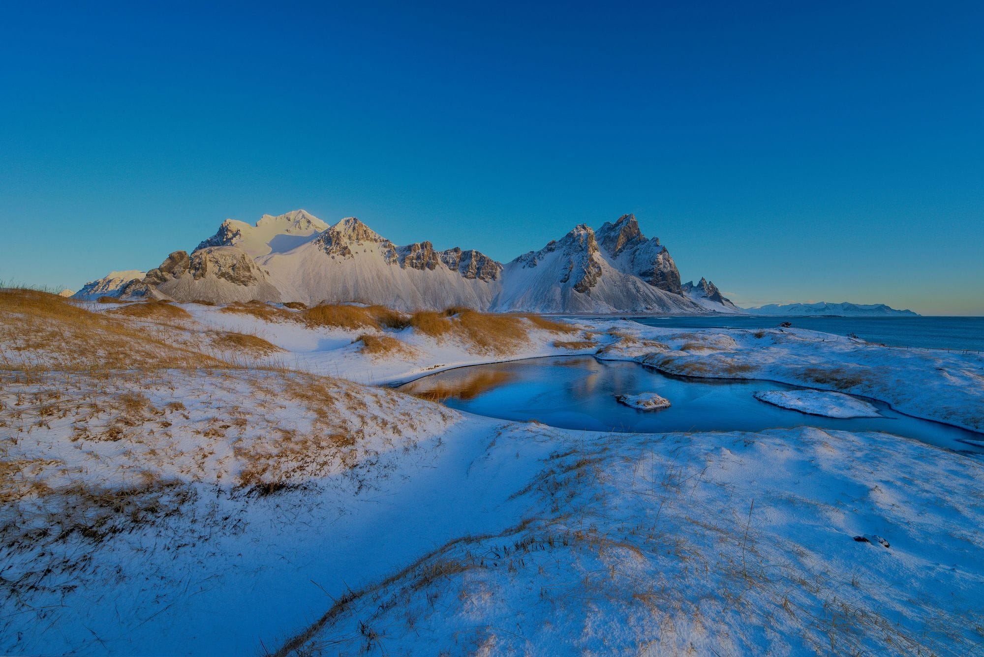 Vesturhorn Winter